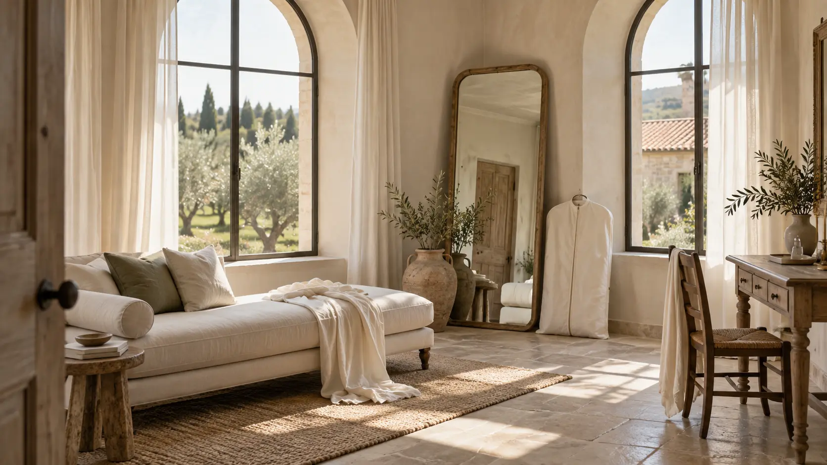 Light-filled preparation suite